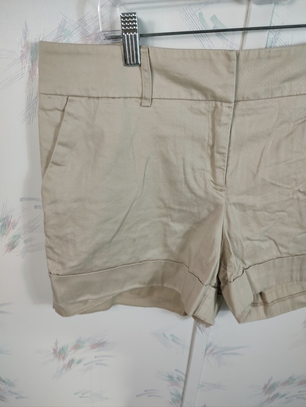 New York & Company Beige Chino Shorts 12 - Picture 3 of 10